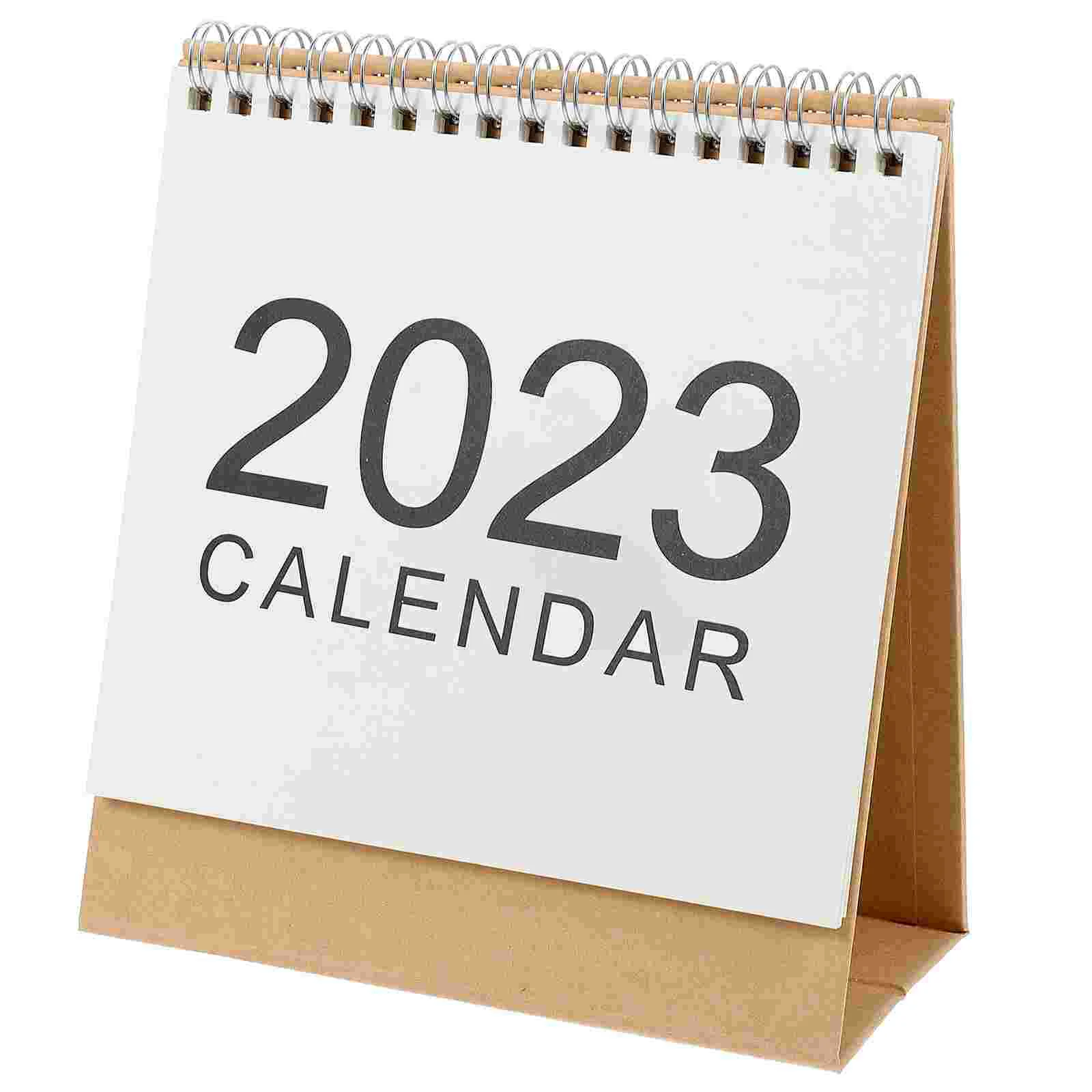 

Tent Countdown Reminder Calendar Household Freestanding Block Desk Home Paper Coil Design Desktop Work Decorations Office