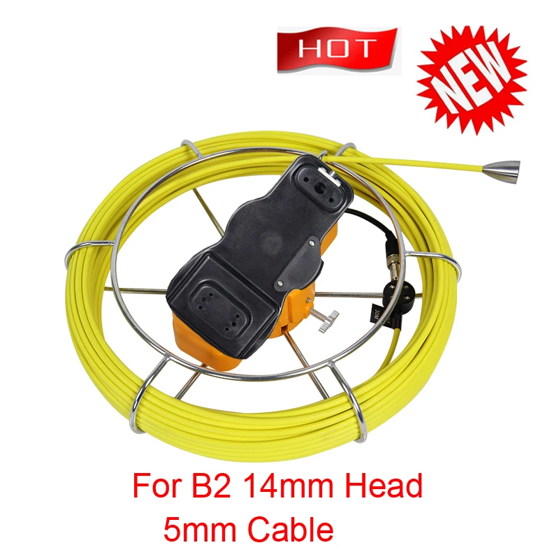 Кабель 5 мм 7 с катушкой контроллера кабеля для головки камеры передатчика 14 512 Гц
