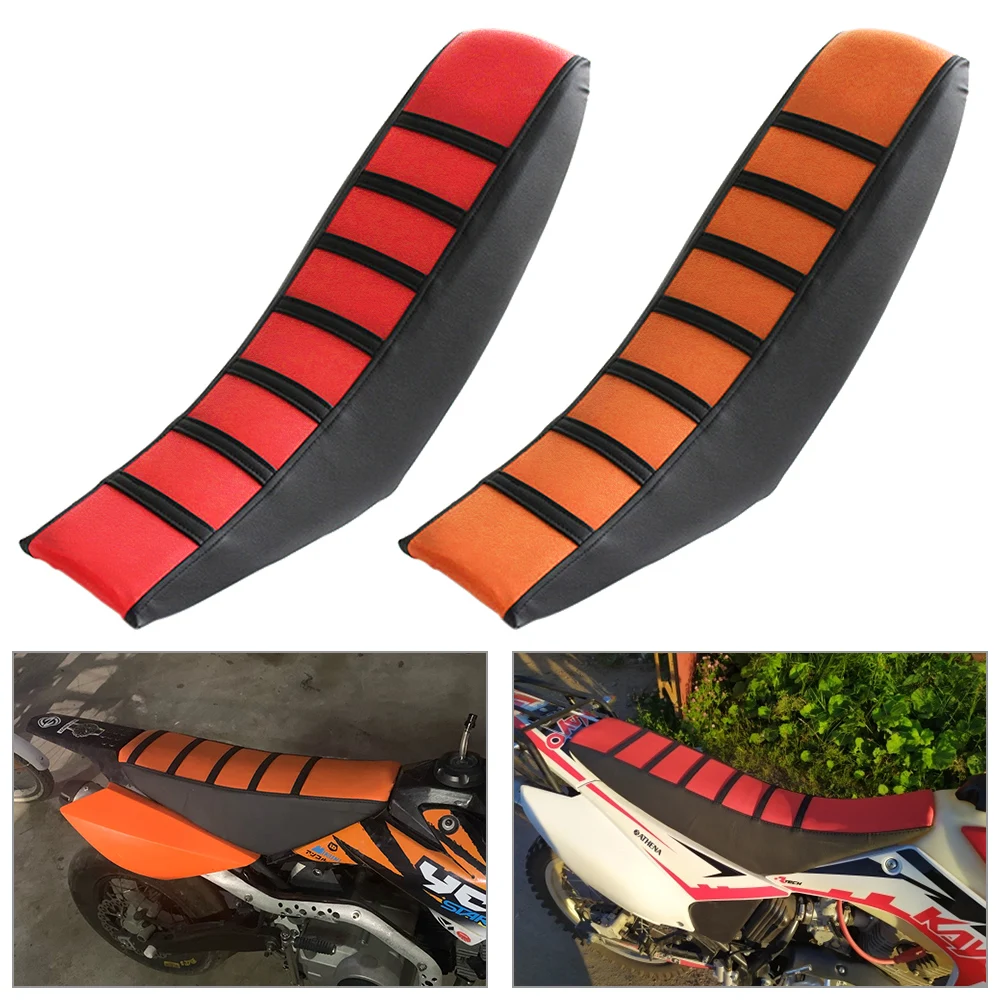 

Striped Gripper Soft Rubber for SX XC EXC XC-W SX-F 85 105 125 150 200 250 300 350 450 Motorcycle Seat Cover