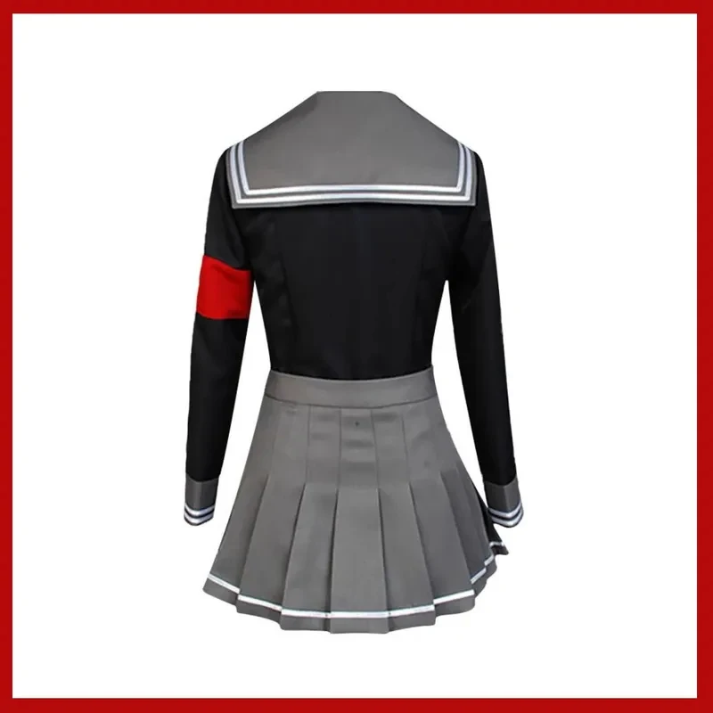 Фото Костюм для косплея Пекоямы Пеко (5e, 8v, 5/Custom Any Plus Size Game), парик, японская униформа JK (рубашка, юбка) для мужчин и женщин, 5'h\8/m №2