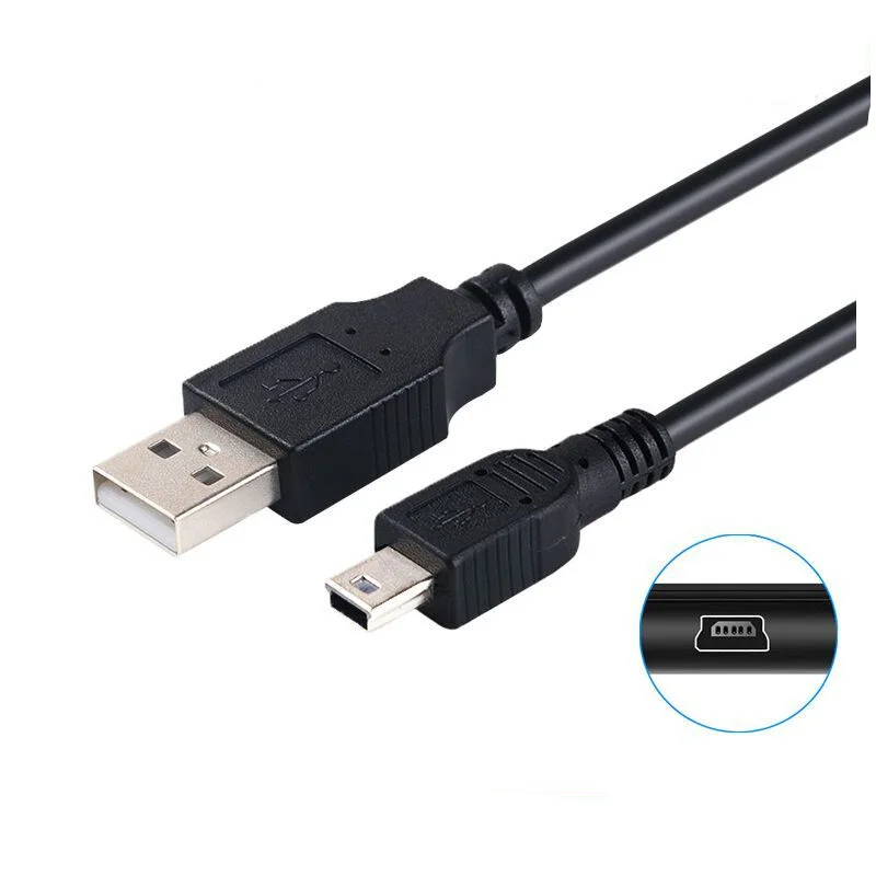 

Mini USB 2.0 5P Cable 5Pin Mini USB to USB Fast Data Charger Cables for MP3 MP4 Player Car DVR GPS Digital Camera HD Smart /1.5m