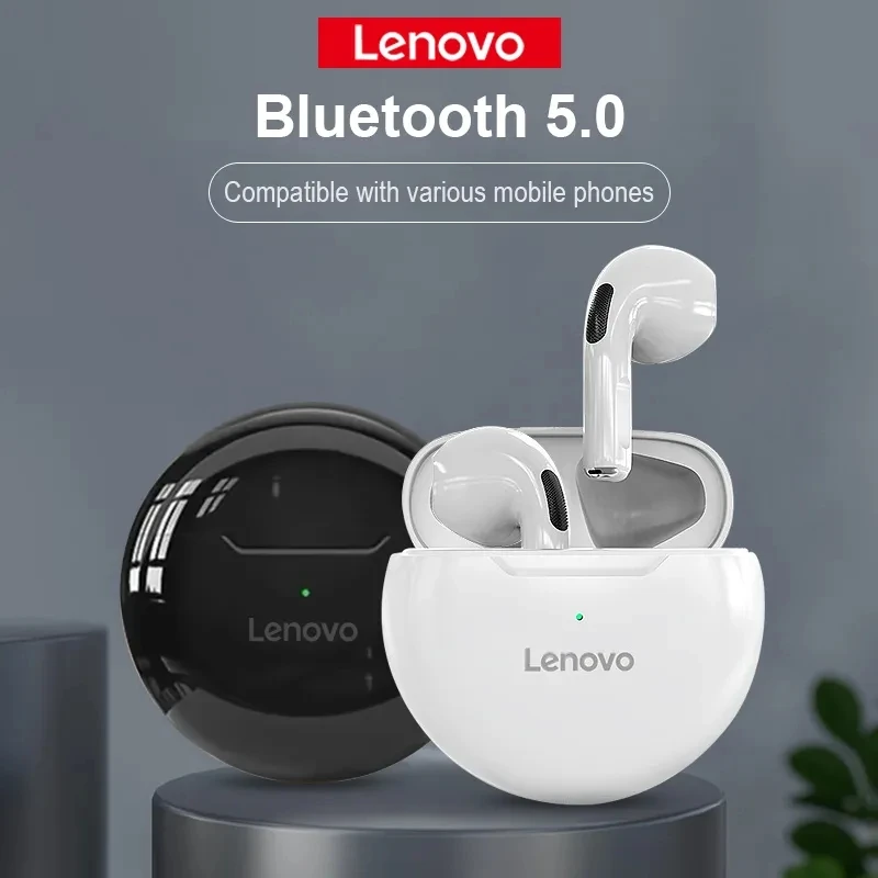 

Lenovo HT38 TWS Earphone Wireless Fone Bluetooth Headphones Mini Headset Dual Mic Noise Reduction HiFi 9D Stereo Earbuds