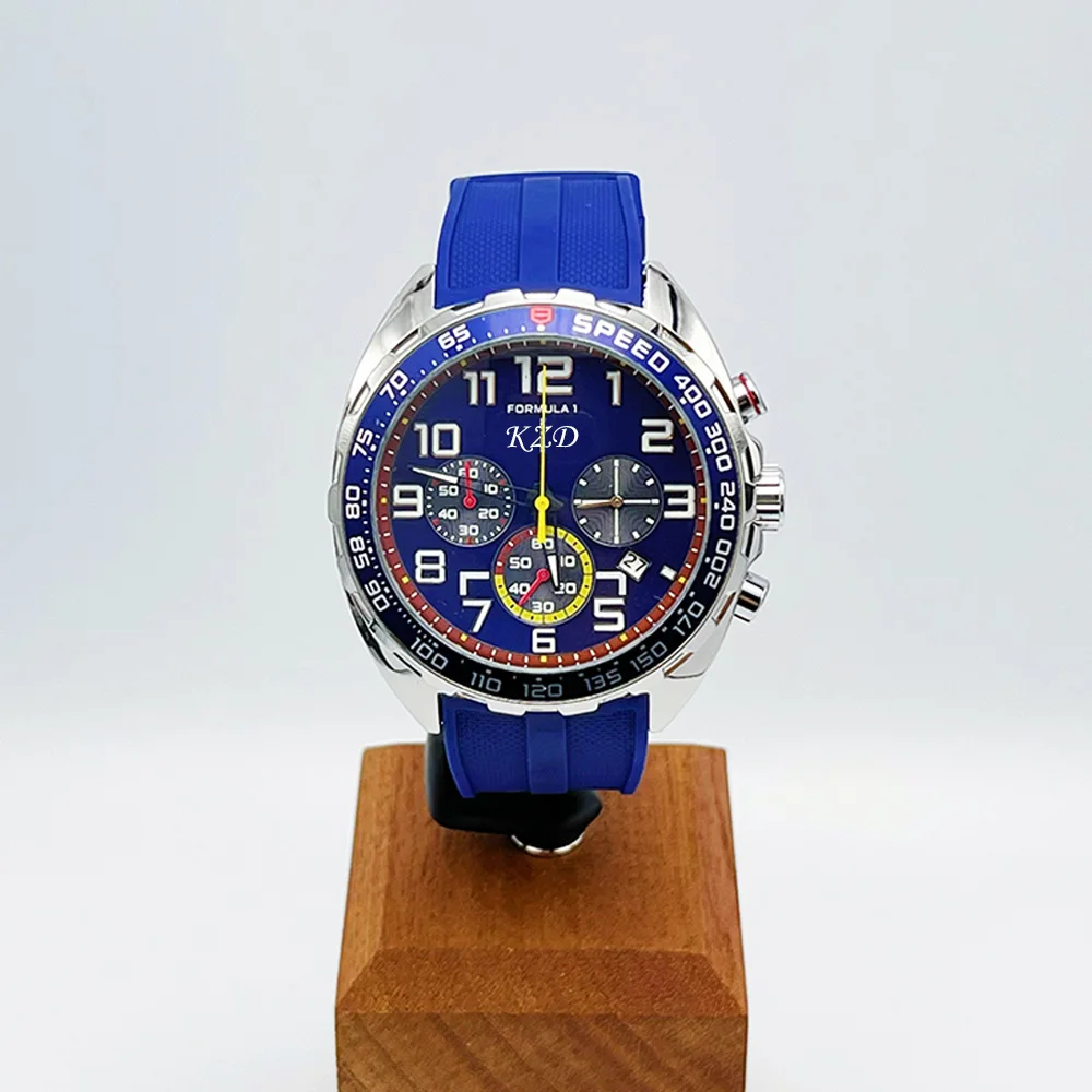 

Оригинальные мужские кварцевые часы F1 для событий с автоматической датой, роскошные мужские многофункциональные наручные часы с хронограф...
