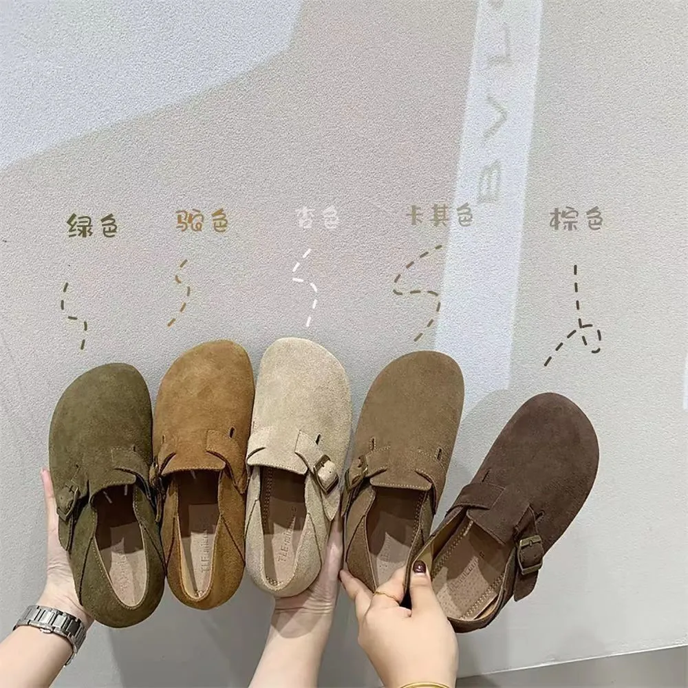 

Туфли женские на плоской подошве, повседневные кроссовки, лоферы с круглым носком и меховым платьем, мокасины в стиле ретро, Осень-зима 2022