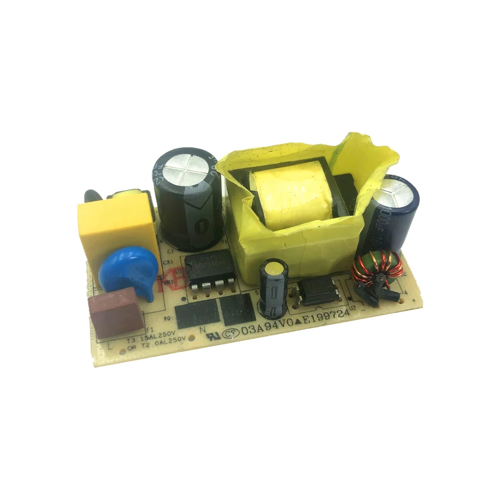 

DC 12V 2A Switching Power Supply Module AC-DC Power Adapter AC 100-240V to DC 12V Power Supply Board Short Circuit Protection