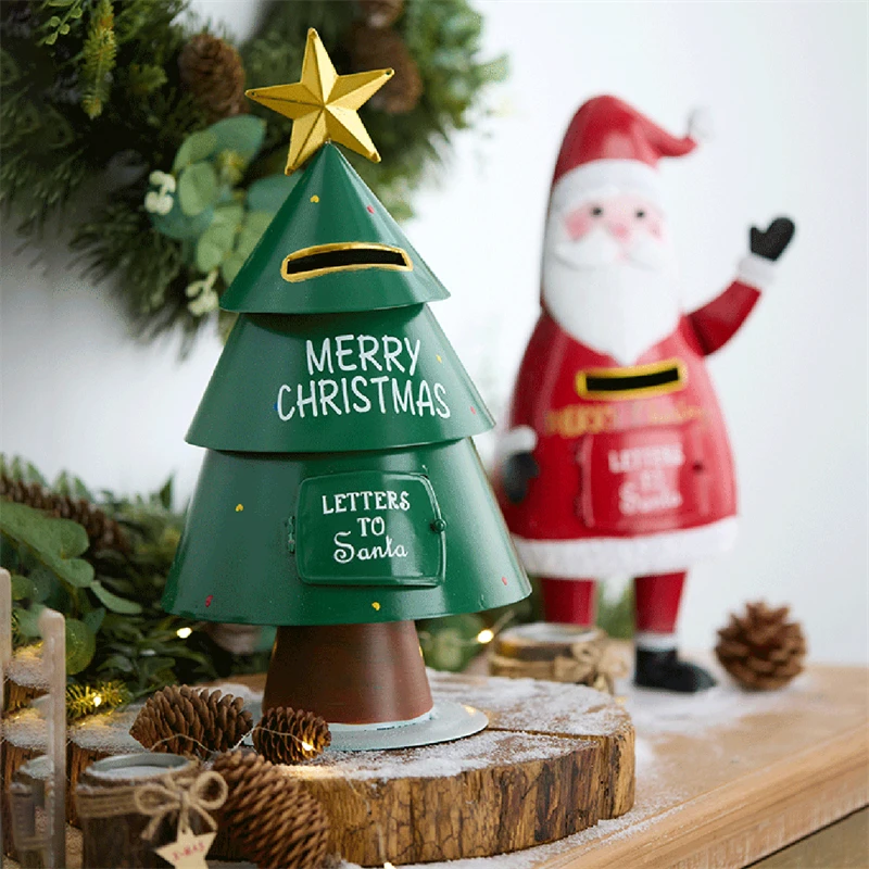 Железная рождественская елка сани поезд старейский снеговик автомобиль со