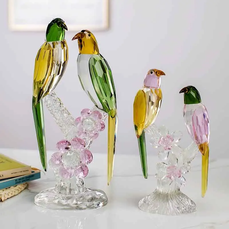 Скульптура из хрусталя украшения для статуй сороки украшение рабочего стола