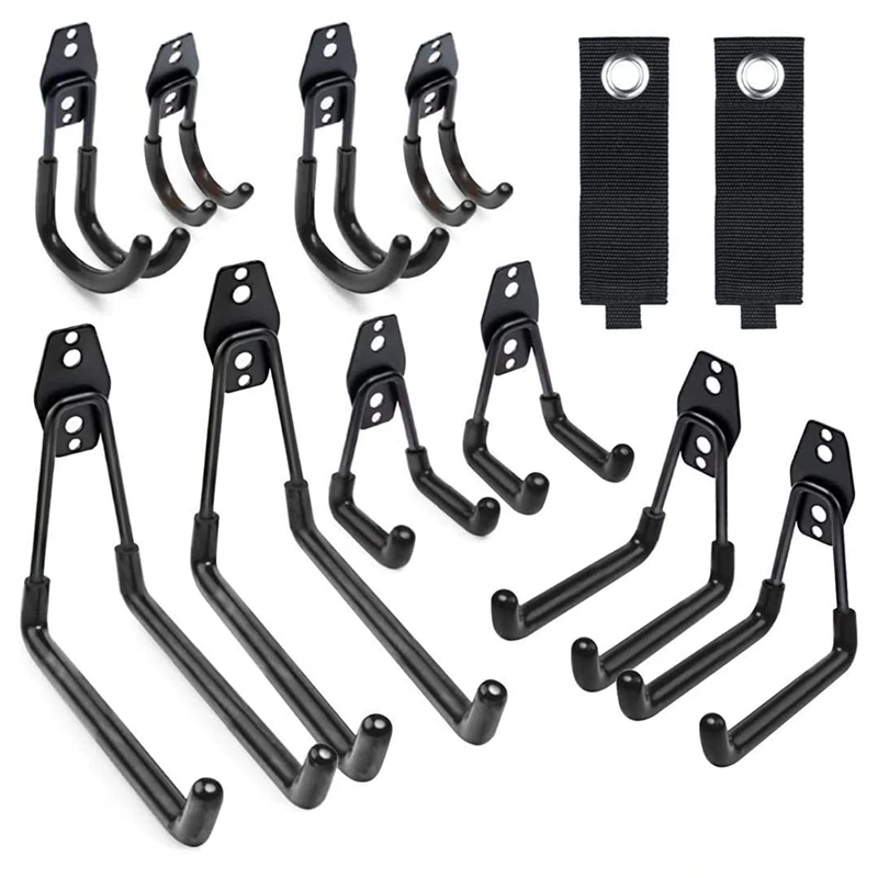 

Многоразмерный гаражный крючок, крючок для хранения велосипедов, кронштейн для хранения инструментов, практичный крючок для хранения, для ...