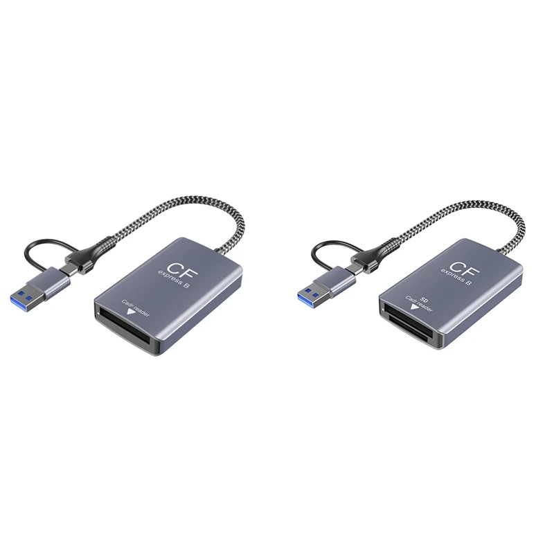 2 в 1 кардридер CF Express Type B адаптер USB 3 10 Гбит/с портативный
