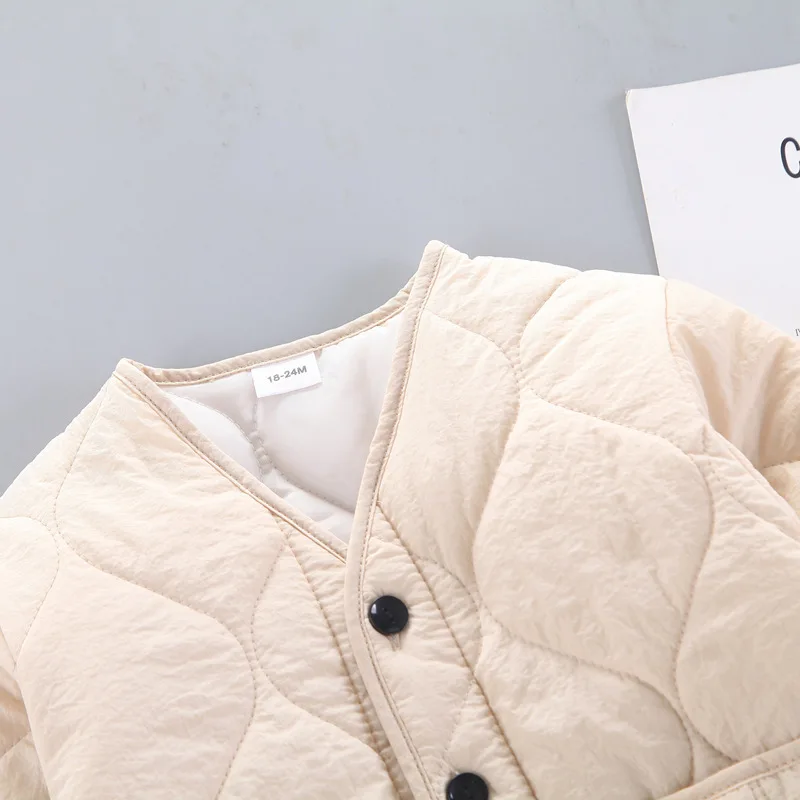 Criscky New Winter Children Keep Warm Clothes Kids Boys Girls Thicken Cotton Jacket Pants 2Pcs Baby Infant Casual Tracksuits