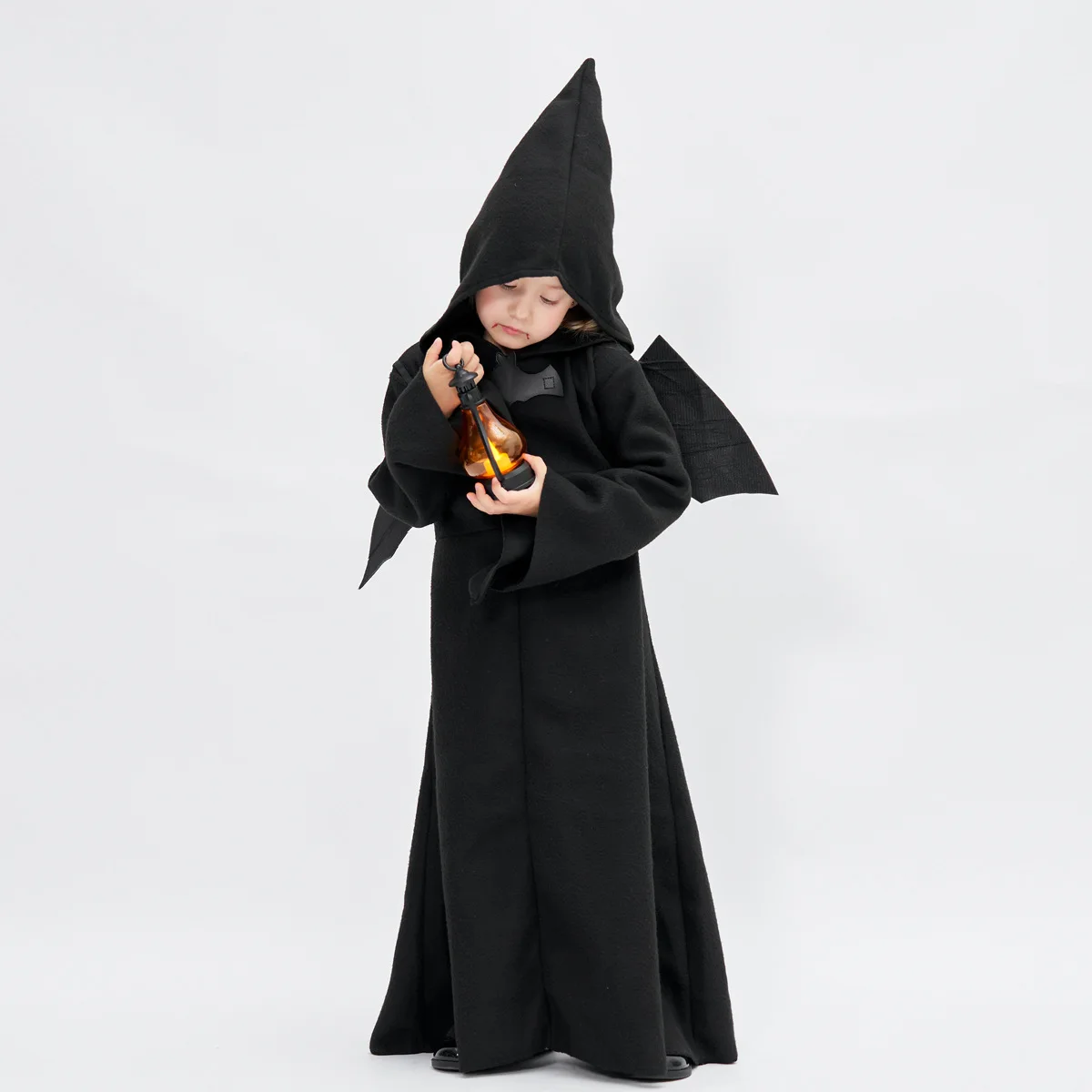

Детский костюм для косплея Хэллоуин крылья летучая мышь Демон ведьма Темный ангел
