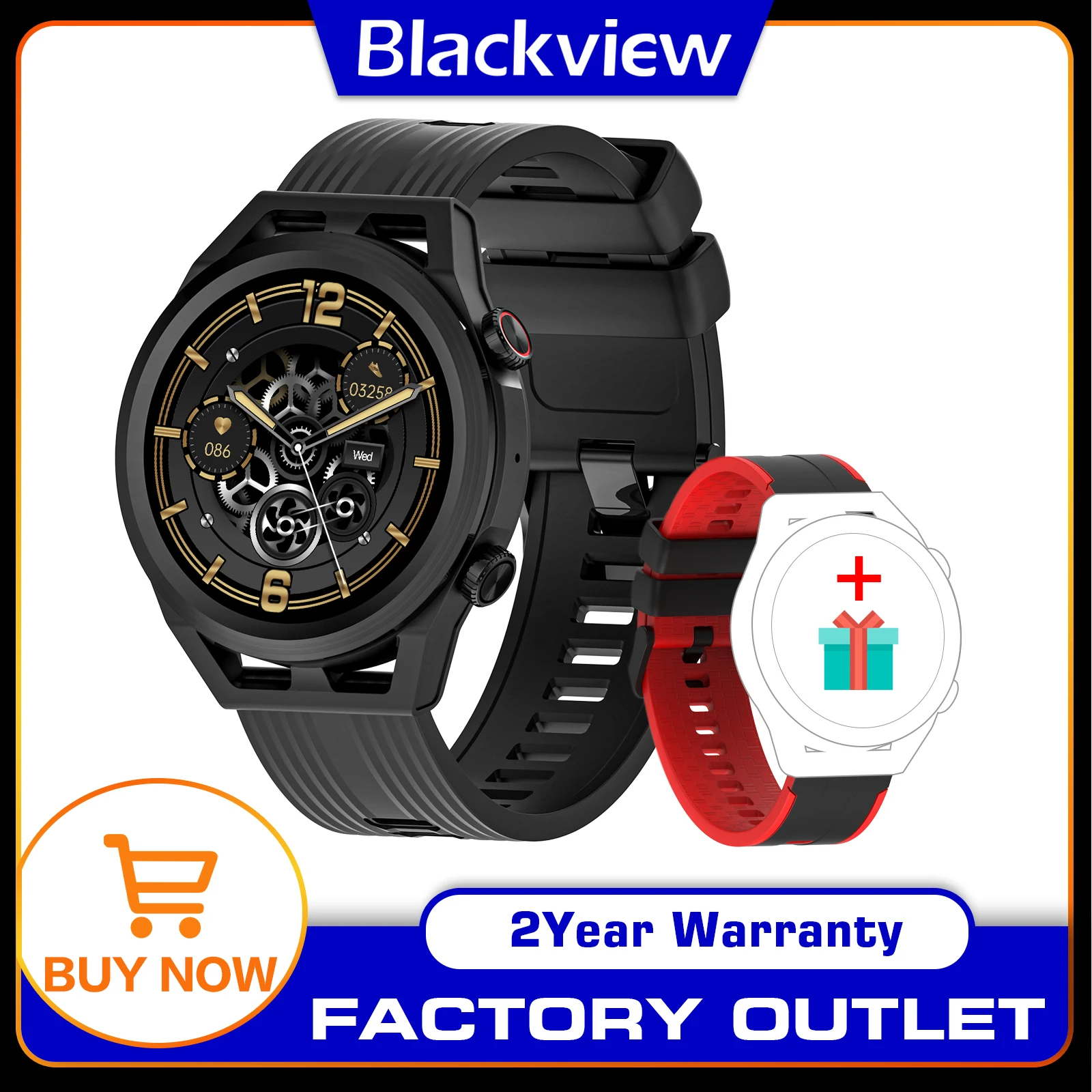 Blackview Смарт-часы для женщин мужчин ответ/принять вызов Smartwatch R8 PRO полный сенсорный
