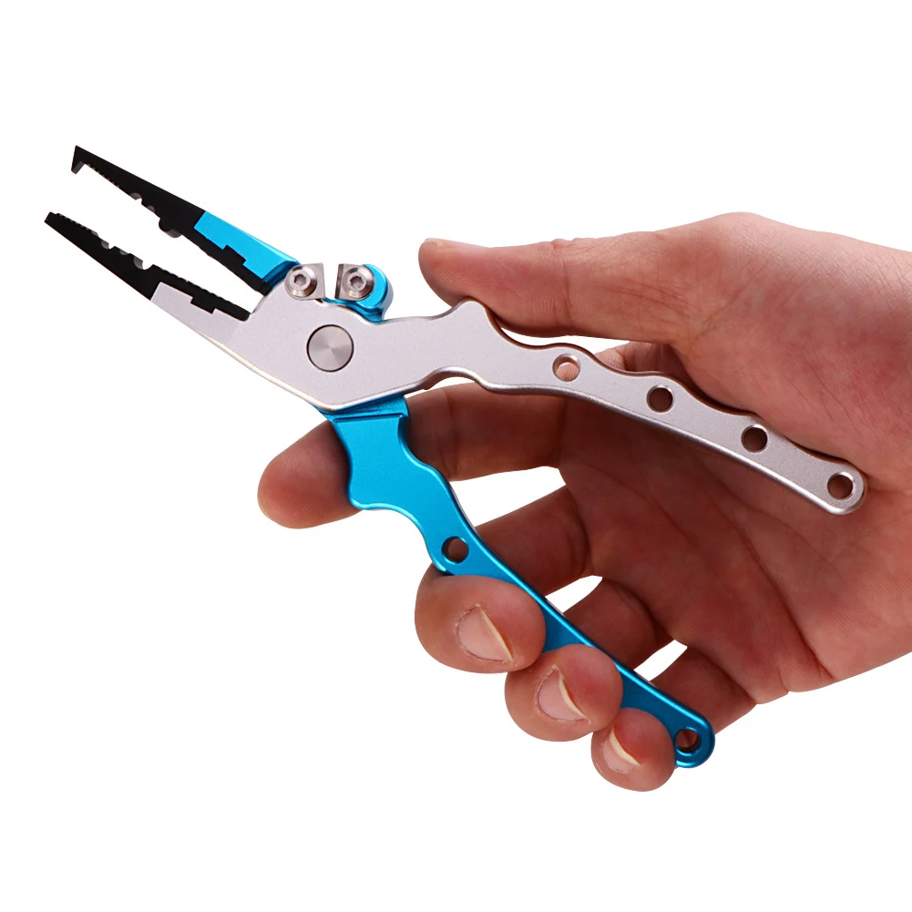 

Hook Remover For Split Ring Easy To Cut Oxford Bag Crimping Tool Ergonomic Aluminum Alloy With Lanyard Gift Fishing Pliers