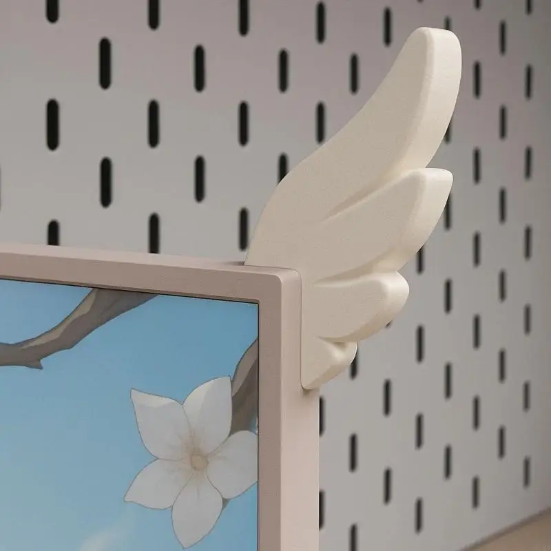 3D печатные крылья, украшения для компьютерного монитора, крылья, ТВ, ЖК-экран, украшения для монитора, Рождественский подарок (art.: 3920db730c708) - 3920db730c708