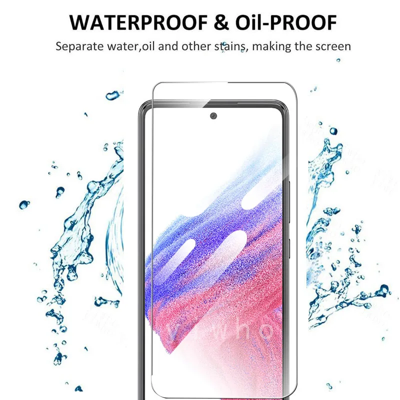 Фото Чехол из закаленного стекла для Samsung Galaxy A53 A52 A52s 4G зеркальная защитная пленка Чехол из закаленного стекла для Samsung Galaxy A53 A52 A52s 4G зеркальная защитная пленка