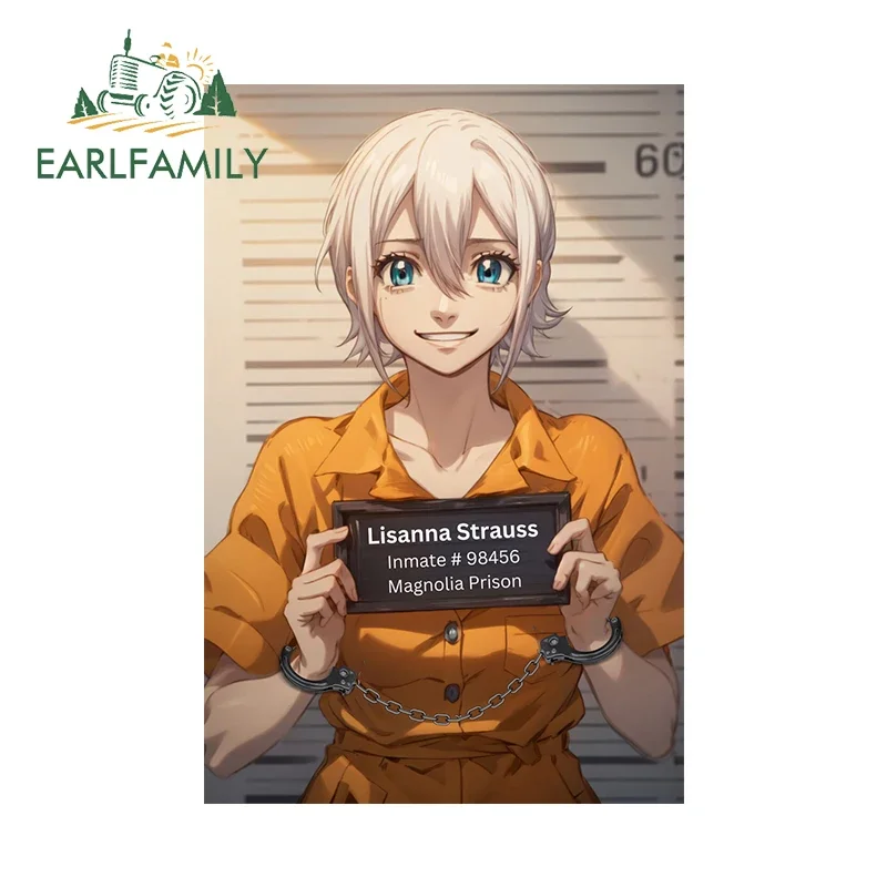 

EARLFAMILY 13 см x 8,7 см Lisanna Strauss женский заключенный автомобиль стикер JDM аниме инматов #98456 тюремная наклейка Забавный Стайлинг автомобиля