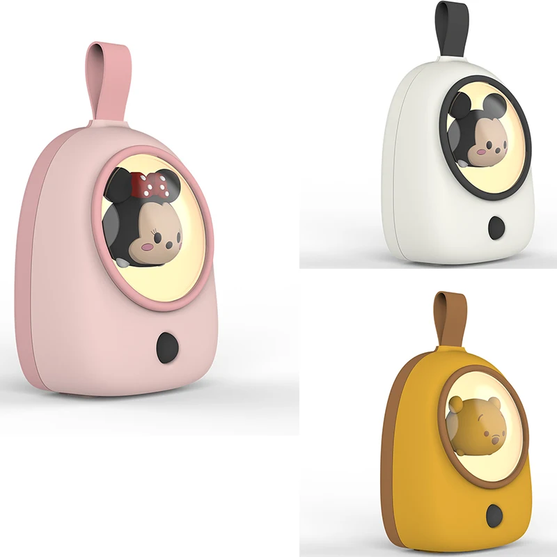 

6Inch Kawaii Disney Mickey Minnie Sensor Lamp Genuine Authorized Space Capsule Night Lamp Mother and Baby Gift Atmosphere Lamp
