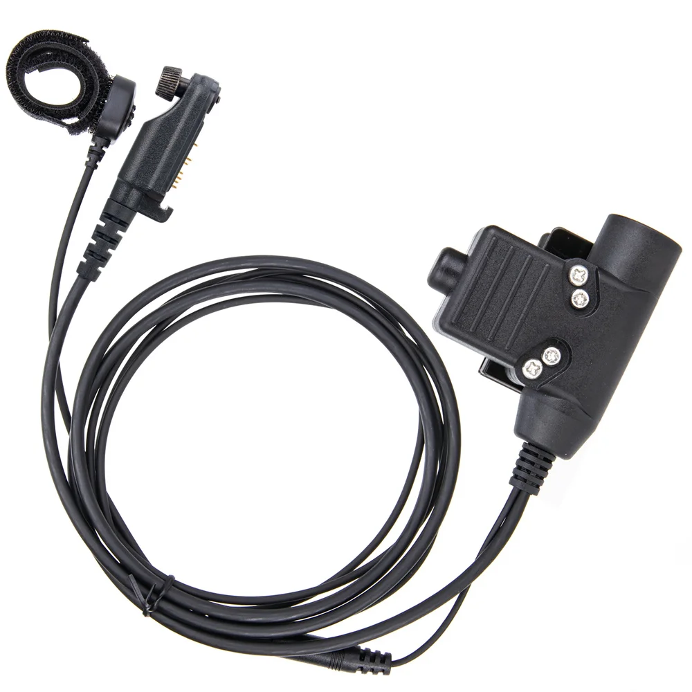 

Tacical U94 Microphone Adapter Finger Pad PTT For Hytera PD680/X1P Installed On The Handlebars Of Bicycles Or Motorcycles