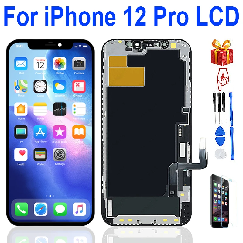 

High Quality Display Screen 3D Touch Replacement Digitizer Assembly 6.1" For iPhone 12 Pro LCD