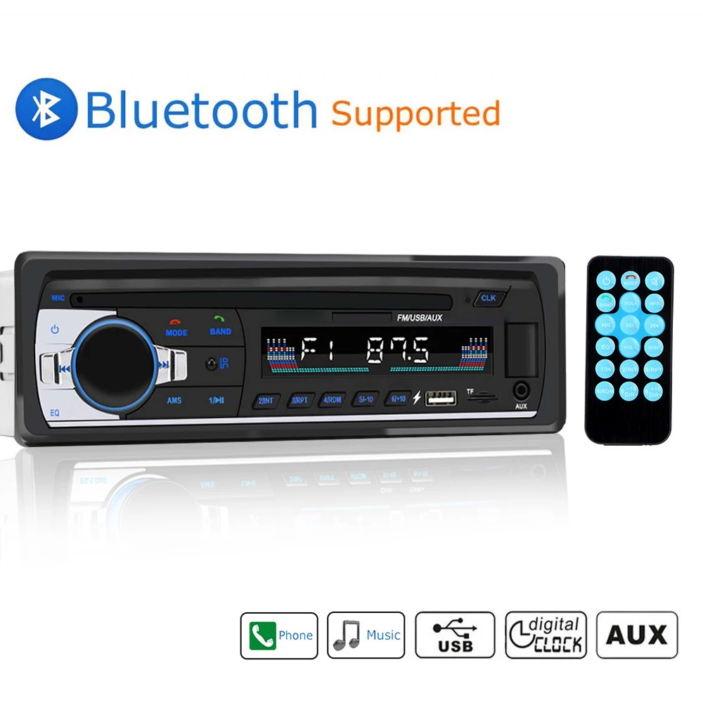 

Car MP3 Multimedia Player FM Aux Input Receiver Bluetooth Autoradio SD USB JSD-520 12V In-dash 1 din Car Stereo Radio