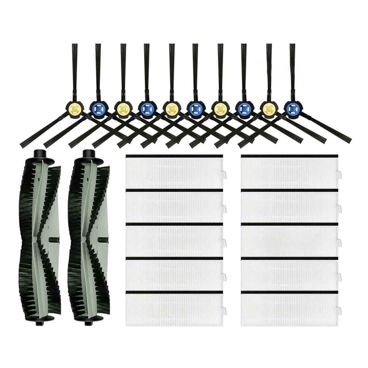 Запасные части для робота-пылесоса ILIFE T20s основная боковая щетка HEPA фильтр