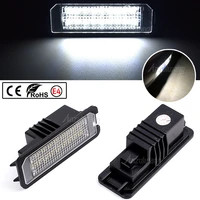 2pcs led license plate lights number plate lamp for vw amarok eos golf6golf7 gol golf 5 new beetle cabrio poloderby passat