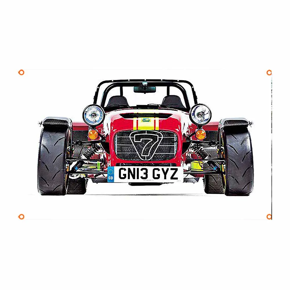 Фото Флаг 3x5 футов C-Caterhams Флаг Полиэстер Печатный автомобильный баннер для декора №1