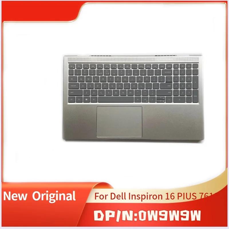 Новая Оригинальная верхняя крышка для Dell Inspiron 16 PIUS 7610 0W9W9W W9W9W Sillver