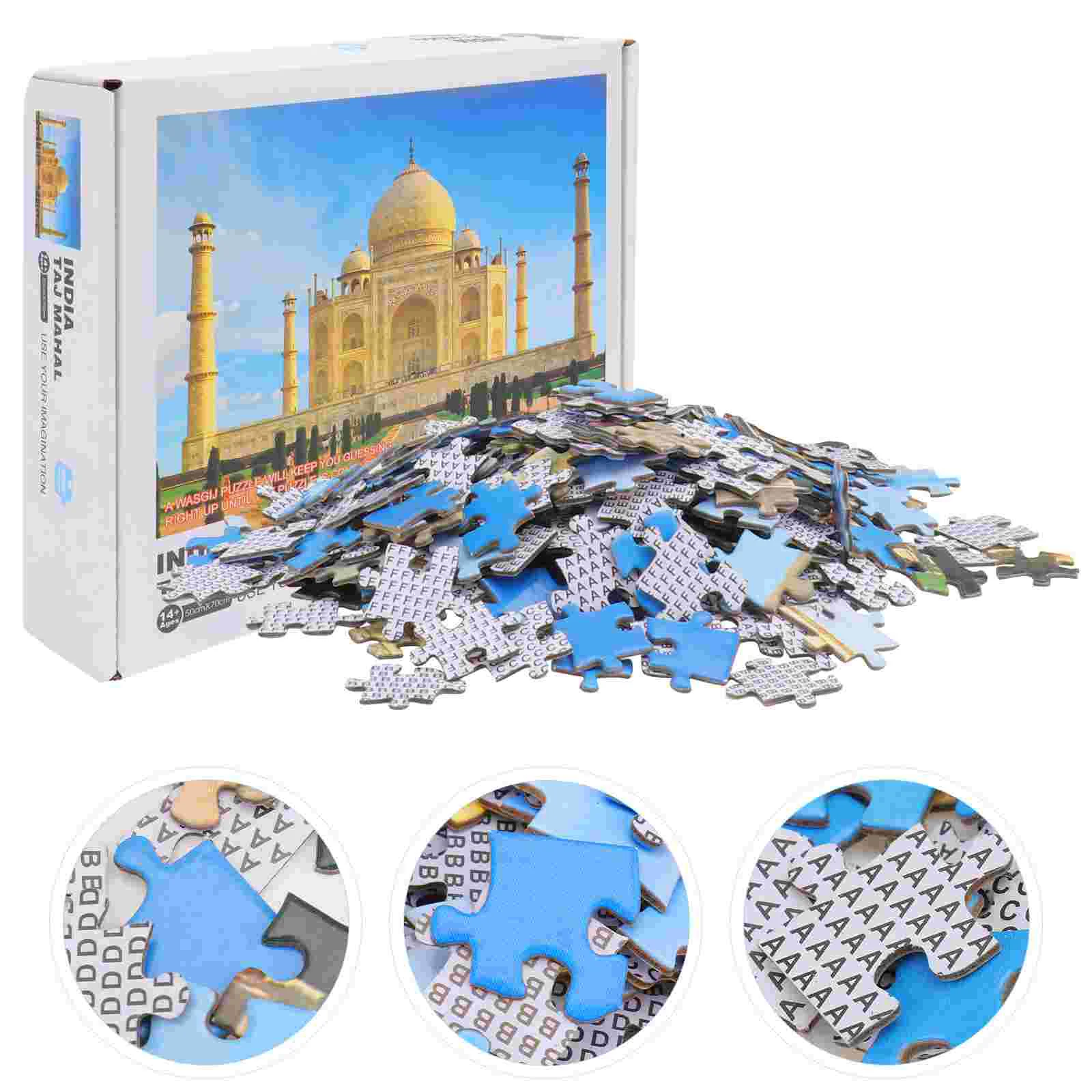

1 Box India Taj Mahal Jigsaw Puzzle 1000-piece Adult Hard Paper Puzzle