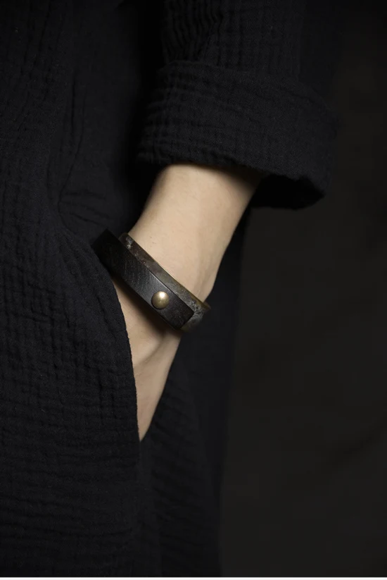 

Медный браслет из черного дерева для мужчин и женщин