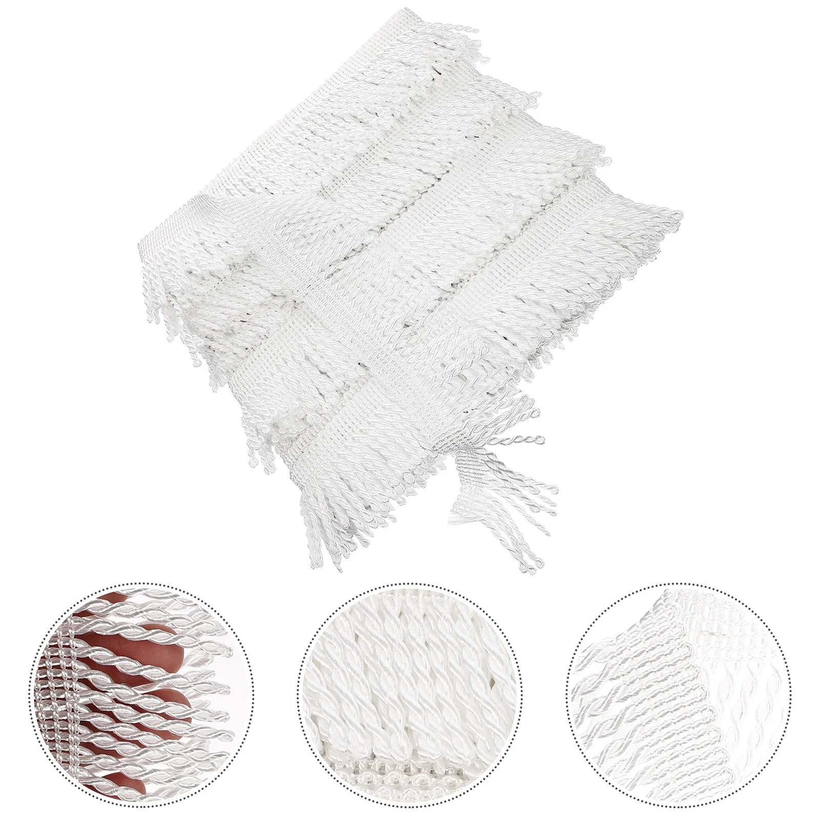 

Trim Tassel Fringe Curtain Ribbon Lace Diy Border Bridal Fringed Fabric Sewing Sew Sash Box Candy Holdbacks Pillow Sofa Strip