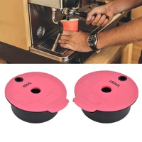 reusable coffee capsule cup refillable capsule filters cup pink coffee espresso capsule cup for type ctpm12