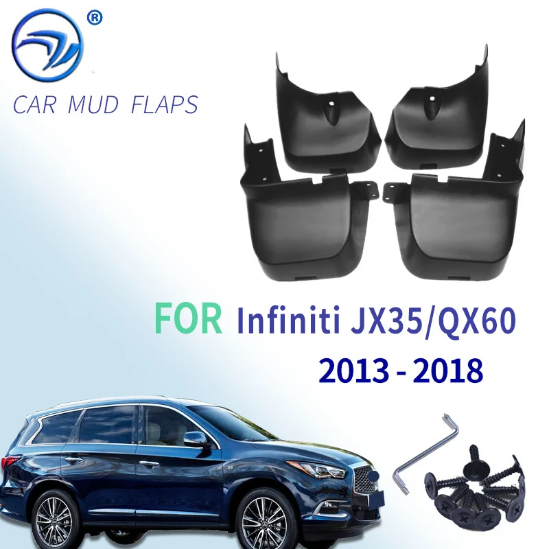

4 шт., брызговики для Infiniti JX35 QX60 2013 - 2018