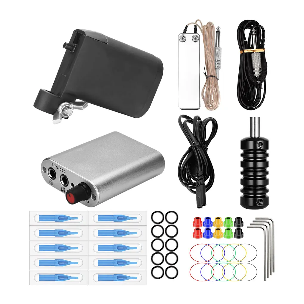 

Electric Permanent Makeup Machine Handheld Art Work Shader Tools Reusable Beginner Salon Marker Red CN Plug Cable