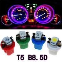 10pcs t5 b8 5d led lights bulbs car lights interior dashboard warning indicator lamp auto instrument lamp 12v