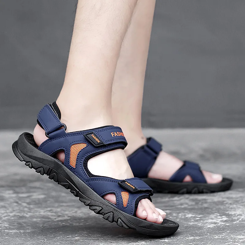 

2023 Men Sneakers Sandals Summer Leisure Beach Holiday Sandals Men Shoes Outdoor Male Retro Comfortable Casual Sandals