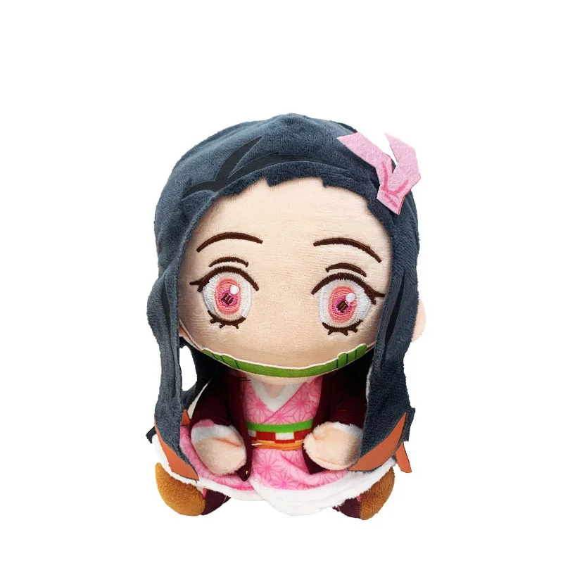 Фото Аниме рассекающий демонов киметсу No Yaiba Kamado Tanjirou Nezuko Rengoku плюшевая кукла подушка Kawaii мягкая игрушка детский подарок №3