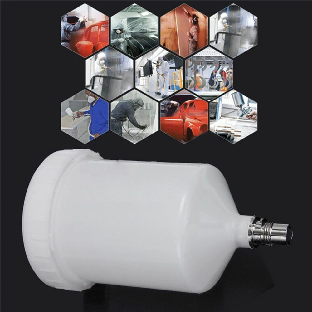 

1pc Plastic Cup Capacity QCC Connector 600mL Accessories Transparent White Connector Cup Parts