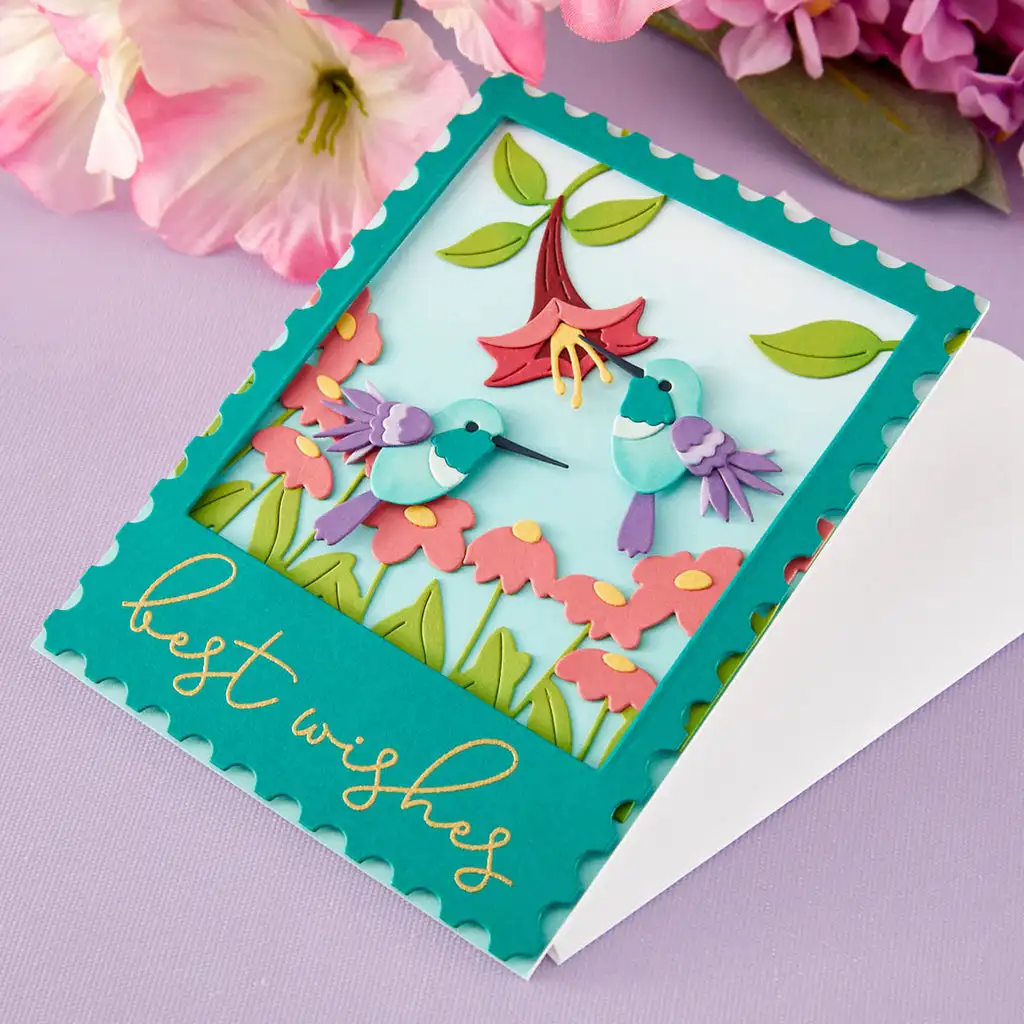 Металлические штампы Hummingbirds Delight для украшения своими руками, скрапбукинга, бумажных карточек, альбом, тиснение, штамп для рукоделия, 2026, новая весна (art.: 3920d49bb9cea) - 3920d49bb9cea