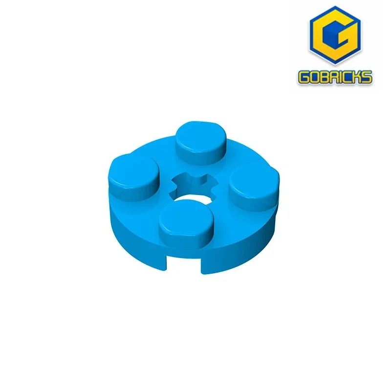 

Gobricks GDS-609 PLATE 2X2 ROUND ompatible with lego 4032 pieces of children's DIY Educational Building Blocks Technical