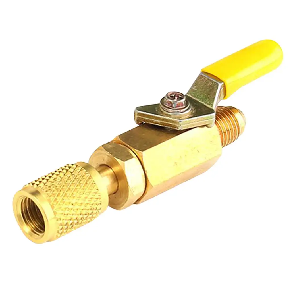 

Air-Conditioning Hose Straight Ball Valve for 1/4“ SAE Toolkit Supplies