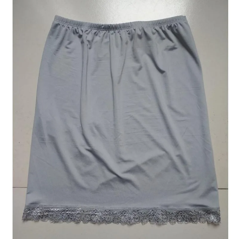 Женская юбка с эластичным поясом короткая Комбинированная юбка-подъюбник