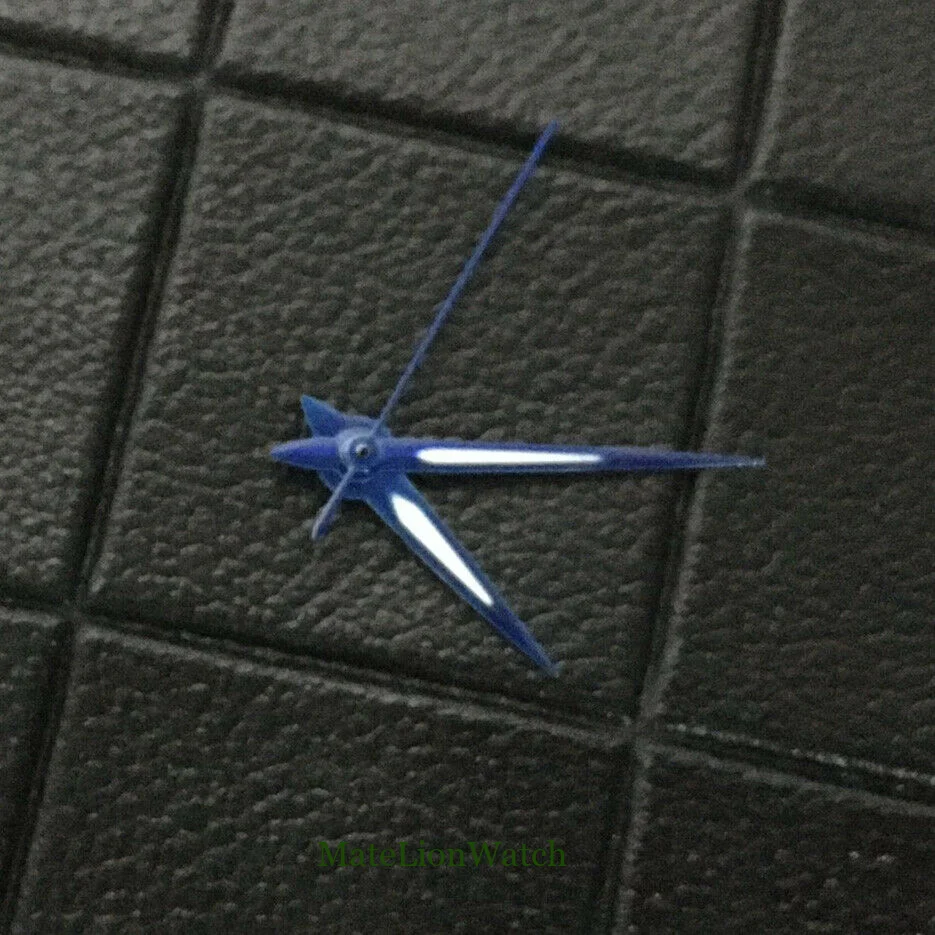 Модель NH35 NH36 Новое поступление синие стрелки часов для механизма 7s26 4r35 7009 зеленый