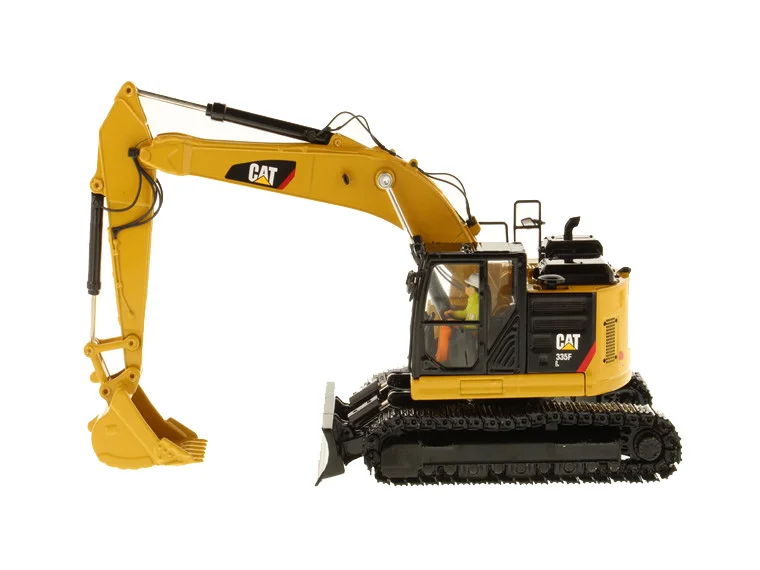 Гусеничный Экскаватор DM Caterpillar CAT 335F модель инженерного автомобиля из сплава с