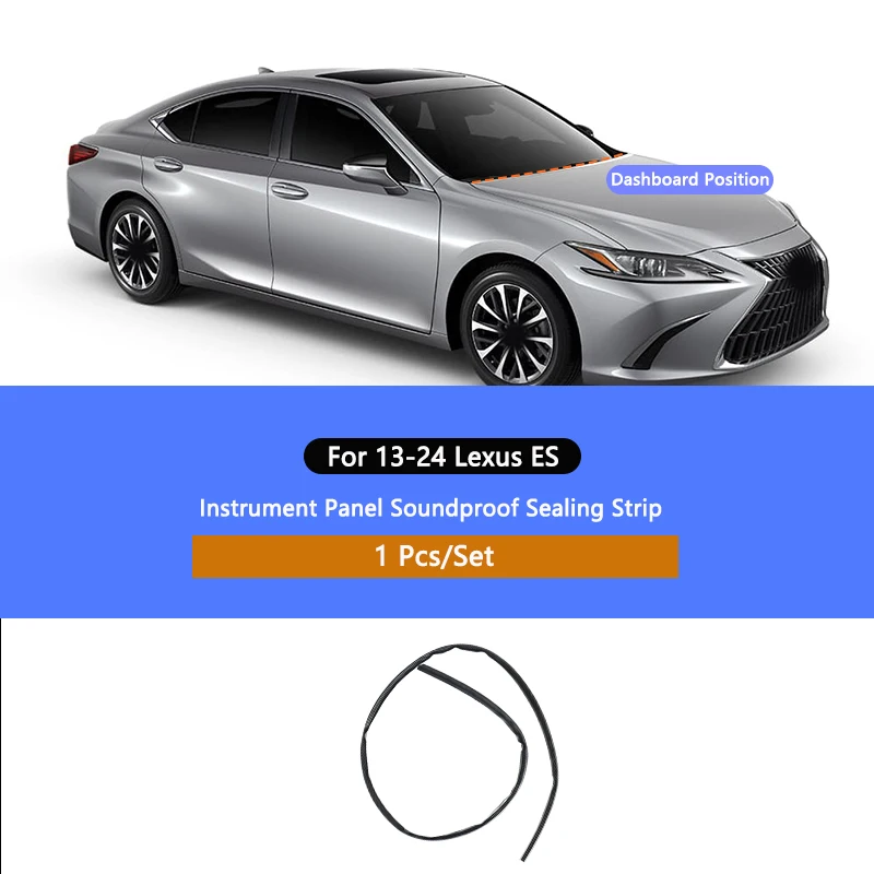 

QHCP Звукоизоляционная уплотнительная лента для задней двери автомобиля, уплотнительные резиновые ленты для приборной панели, шумовое украшение для Lexus ES200 RX350h NX260