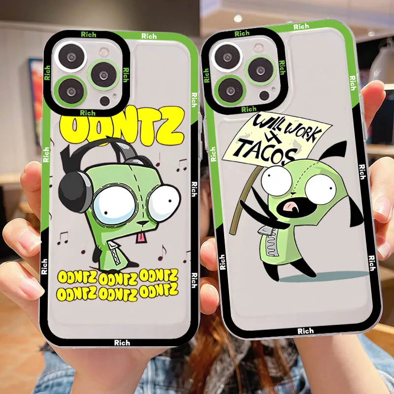 

Invader Zim Phone Case For IPhone 14 13 12 11 Pro Max XS X XR SE 2020 6 7 8 Plus Mini Protective Cover