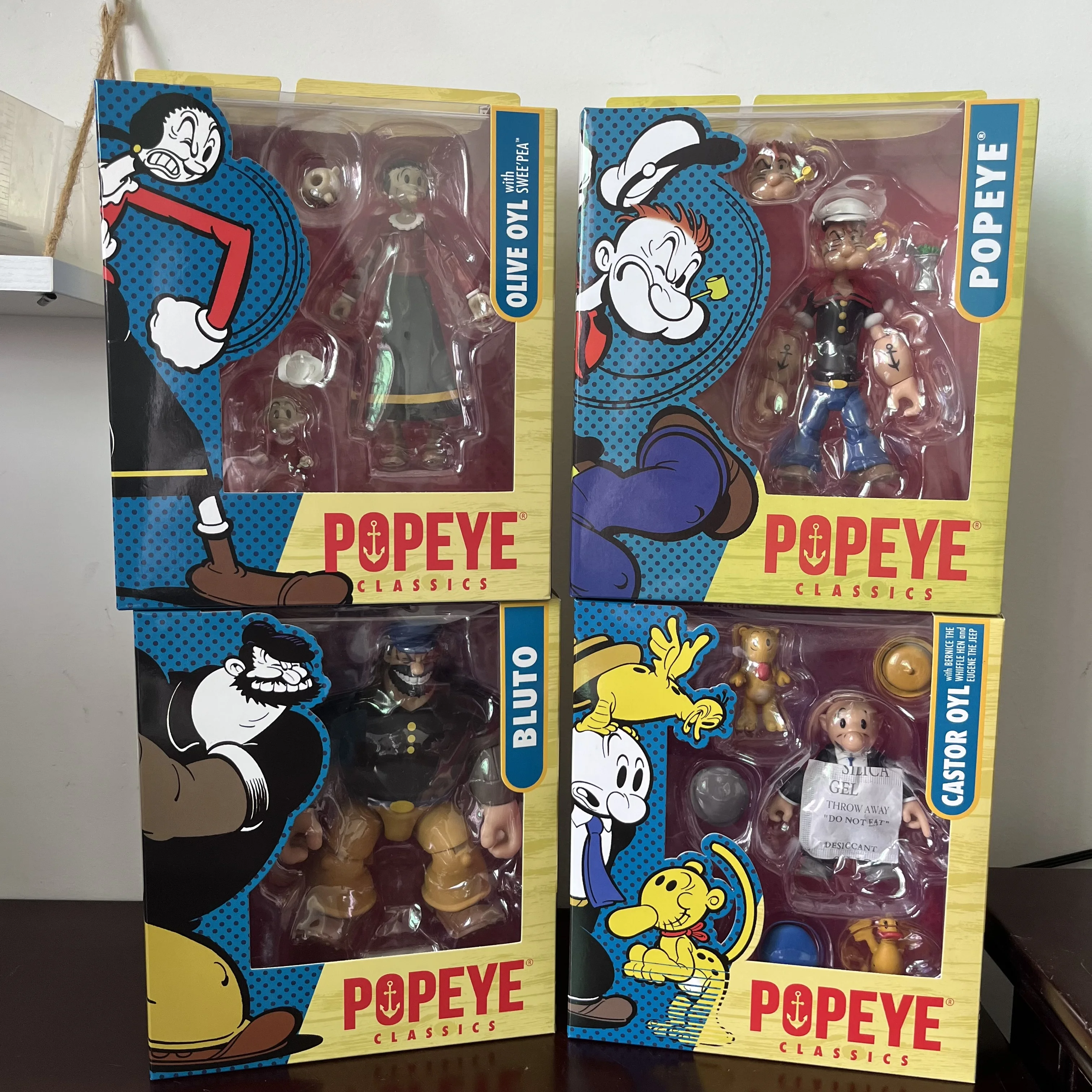 Popeye Classics экшн-фигурка Youtooz Bluto Olive колесо Oyl Poopdeck Pappy, модель игрушек, Подвижная кукла, подарок на день рождения