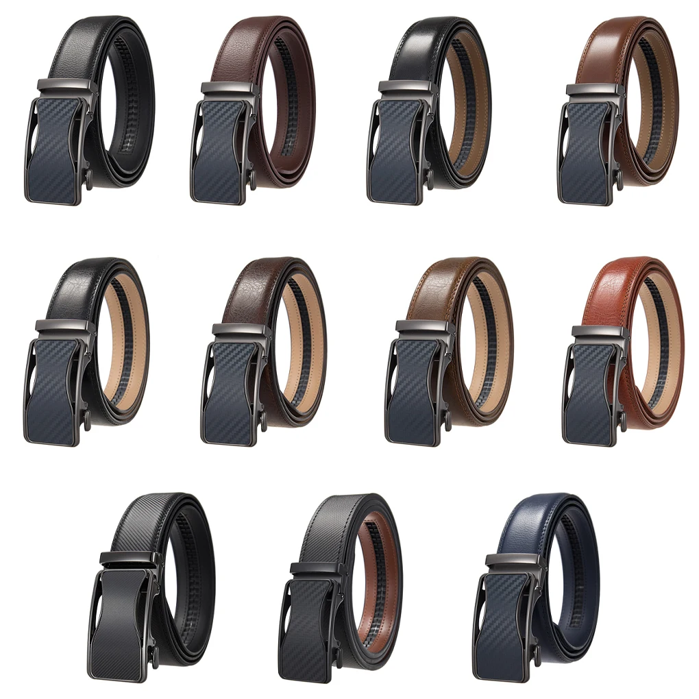 

Comfortable To Wear Automatic Buckle Belt For Men - Durable And Scratch-resistant Leather Work