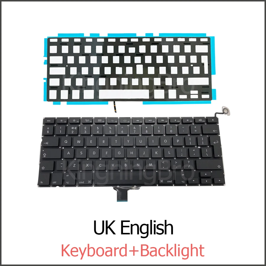 Новая клавиатура для ноутбука 3 шт./лот с подсветкой Macbook Pro 13 '&#x27A1278 сменная