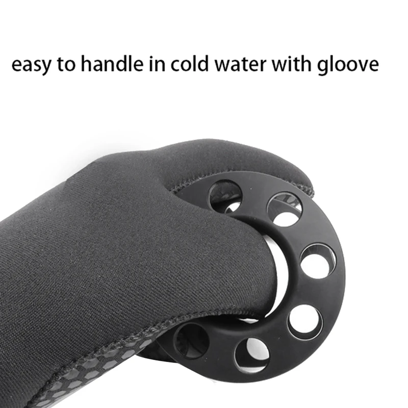 Катушка для подводного плавания с двухсторонним крючком из нержавеющей стали